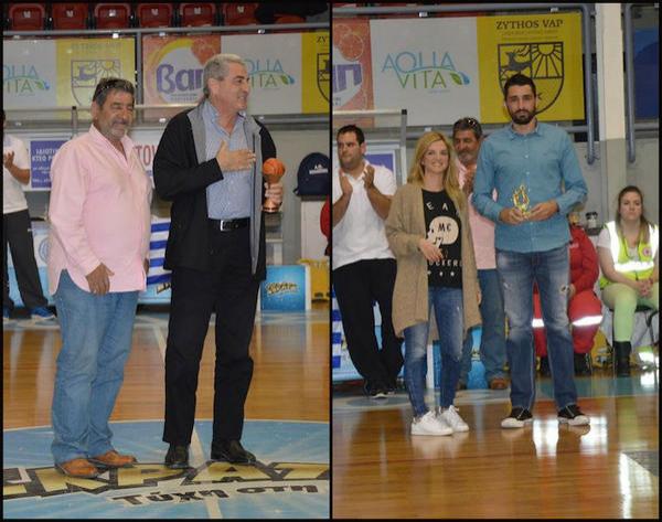 Τιμήθηκαν Γιώργος Ματσαμάς και Γιάννης Γεωργαλλής